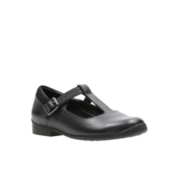 Cuero Negro Clarks Jamie Sky Inf G Fit