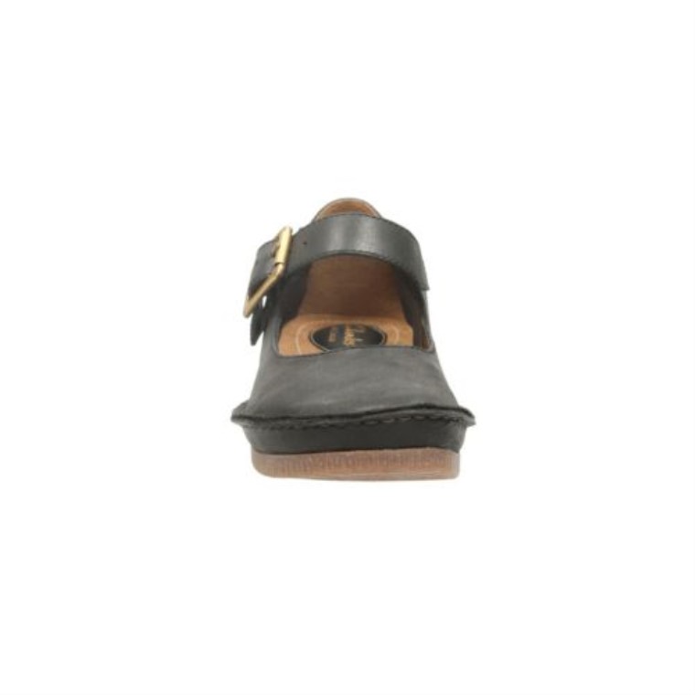 Cuero Negro Clarks Janey Junio