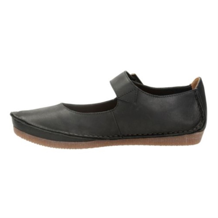 Cuero Negro Clarks Janey Junio