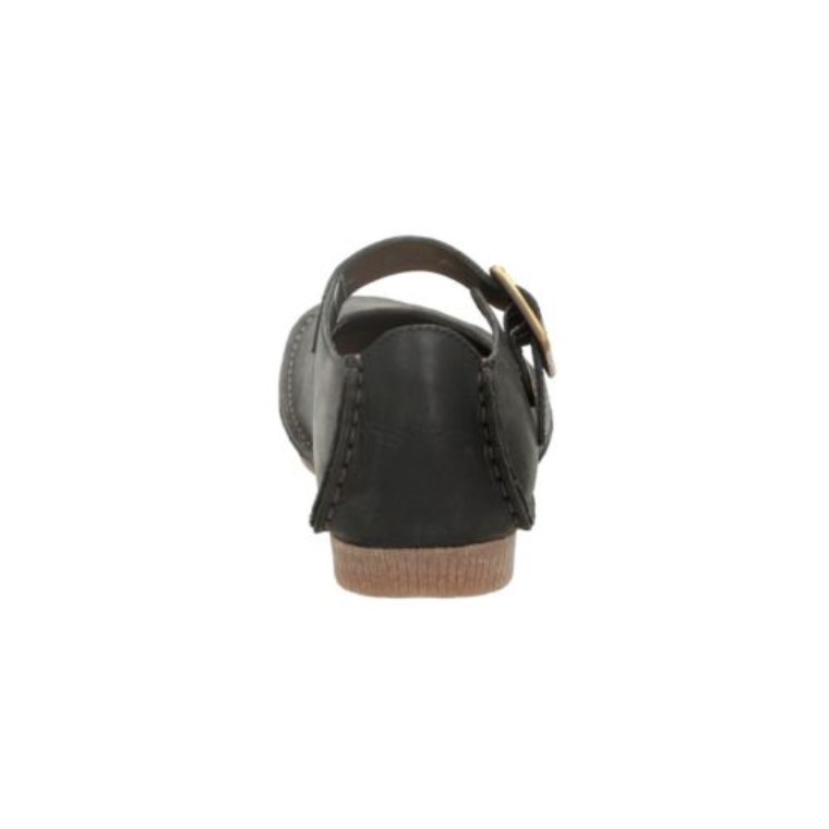 Cuero Negro Clarks Janey Junio