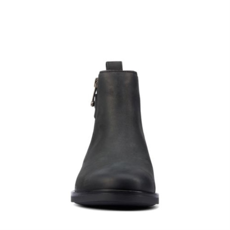 Cuero Negro Clarks Memi Lo