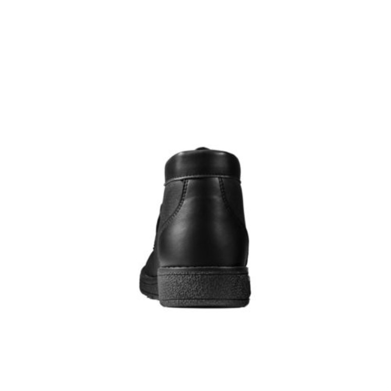 Cuero Negro Clarks Mendip Loop Jnr F Fit