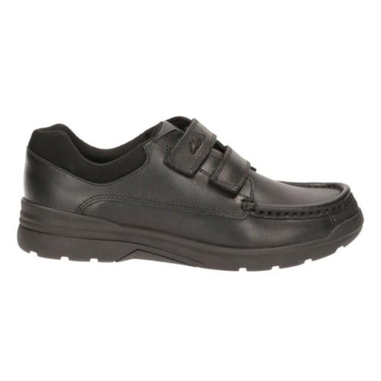 Cuero Negro Clarks Obie Play Jnr G Fit