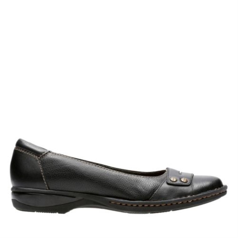 Cuero Negro Clarks Pegg Abbie