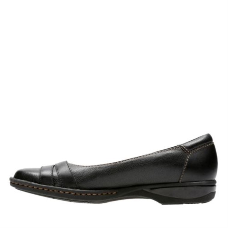 Cuero Negro Clarks Pegg Abbie