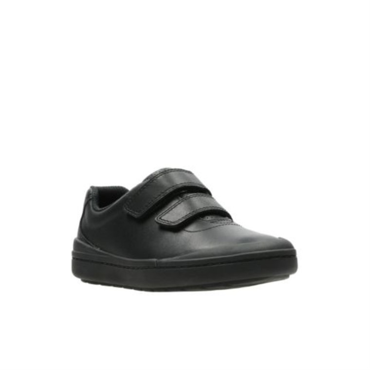 Cuero Negro Clarks Rock Play Inf G Fit