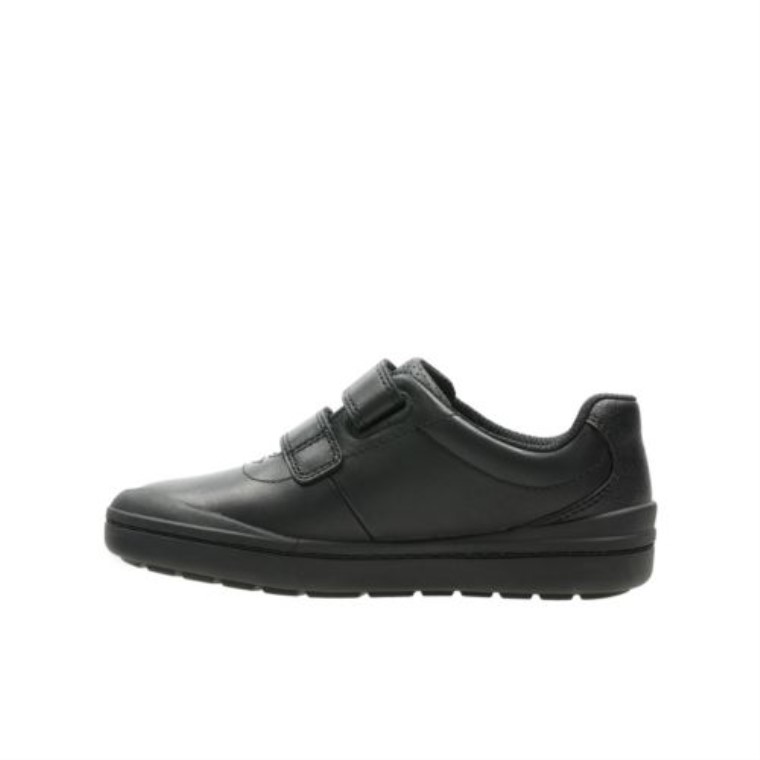 Cuero Negro Clarks Rock Play Inf G Fit