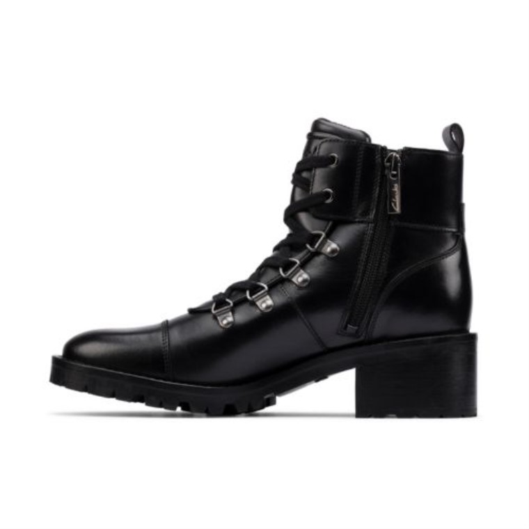 Cuero Negro Clarks Roseleigh Cielo
