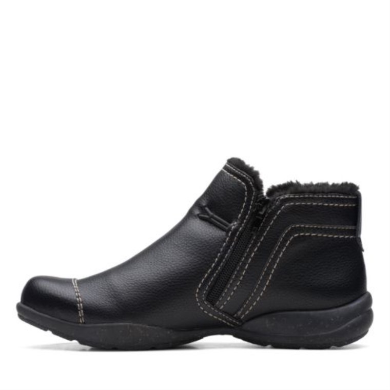 Cuero Negro Clarks Rosevilleaster