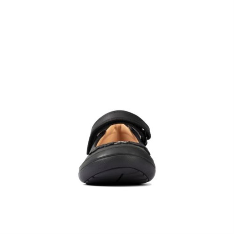 Scooter De Cuero Negro Clarks Jump Inf F Fit