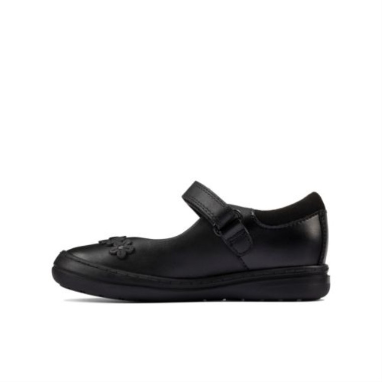 Scooter De Cuero Negro Clarks Jump Inf F Fit