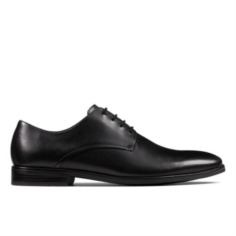 Cuero Negro Clarks Stanford Walk