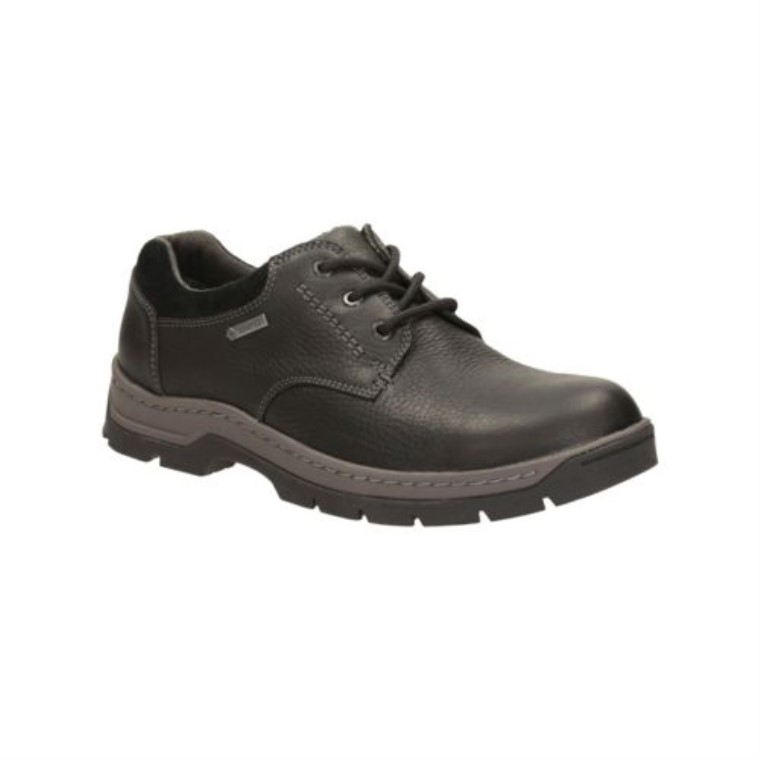 Cuero Negro Clarks Stantenwalk Gtx