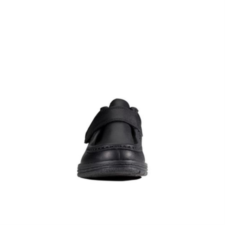 Cuero Negro Mendip Pure Jnr F Fit Clarks