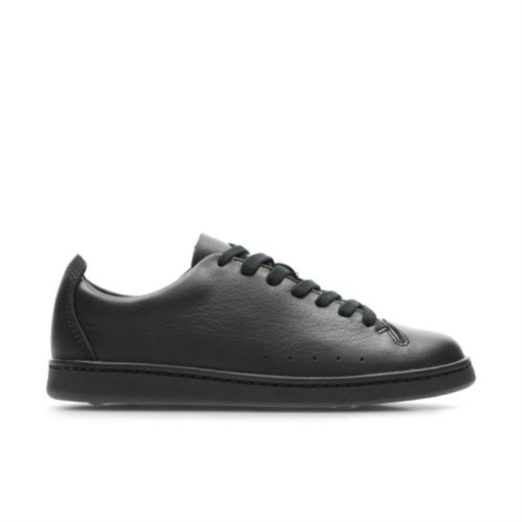Cuero Negro Encaje Nate Jnr G Fit Clarks