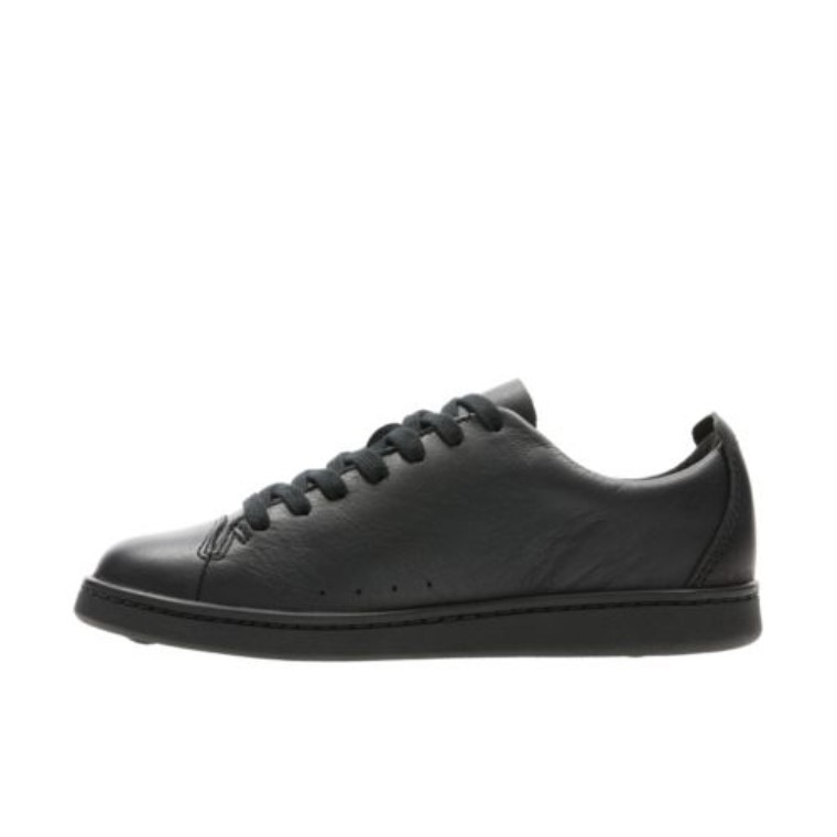 Cuero Negro Encaje Nate Jnr G Fit Clarks