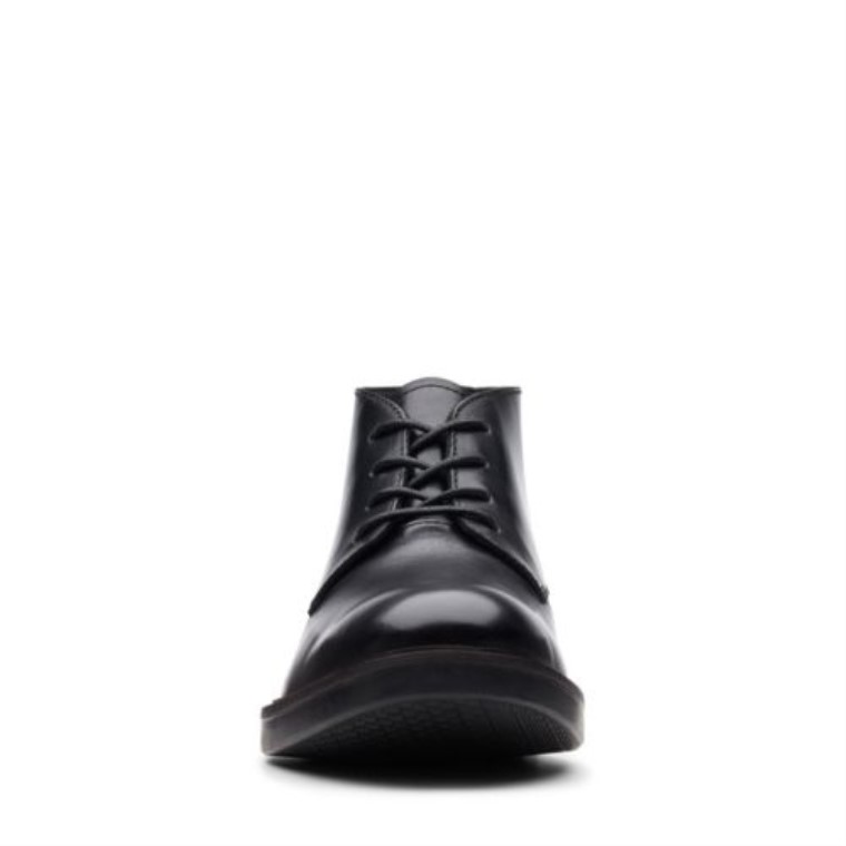Paulson De Cuero Negro Mid Clarks