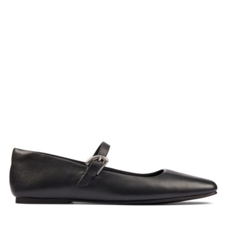 Cuero Negro Puro Tbar Clarks