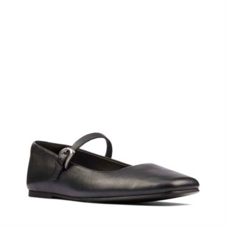 Cuero Negro Puro Tbar Clarks