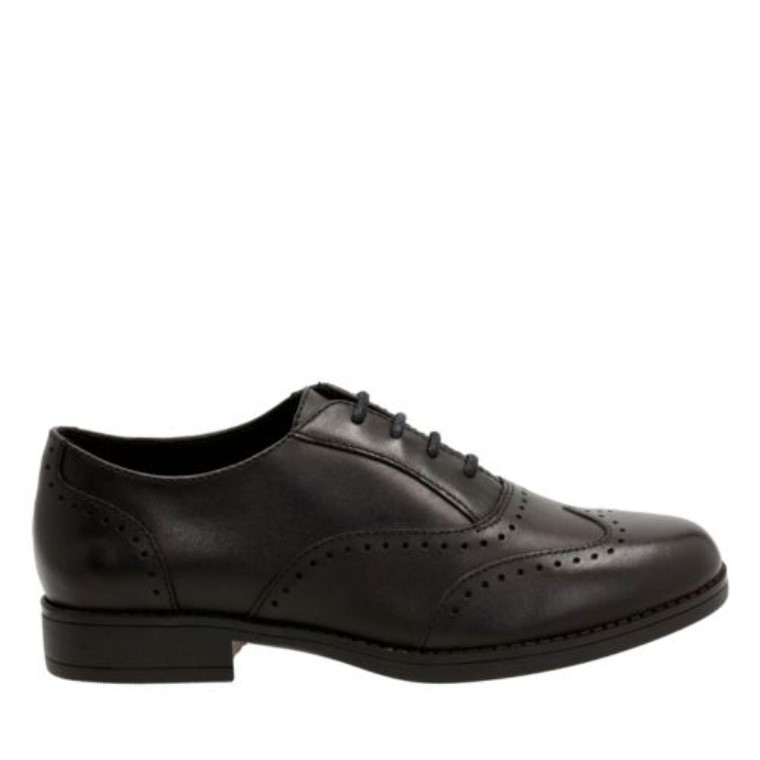 Cuero Negro Sami Fizz Jnr H Ajuste Clarks