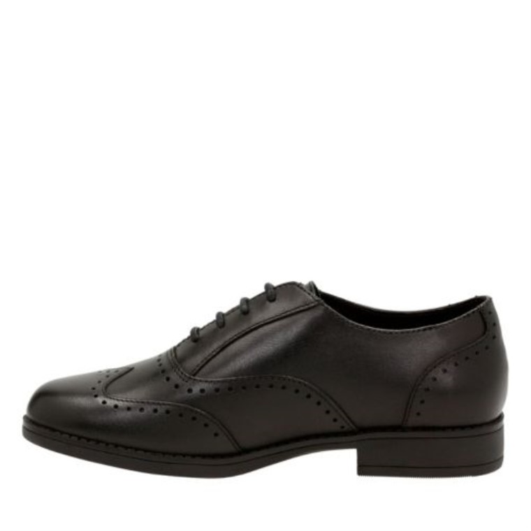 Cuero Negro Sami Fizz Jnr H Ajuste Clarks