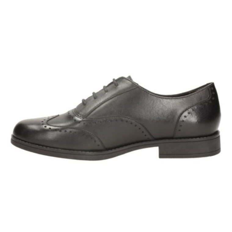 Cuero Negro Sami Flash Bl G Ajuste Clarks