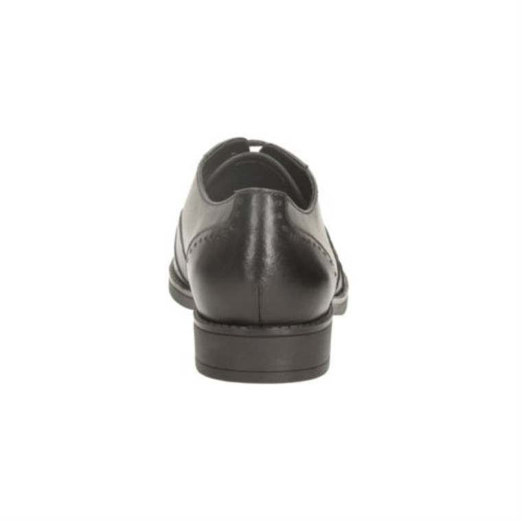Cuero Negro Sami Flash Bl G Ajuste Clarks