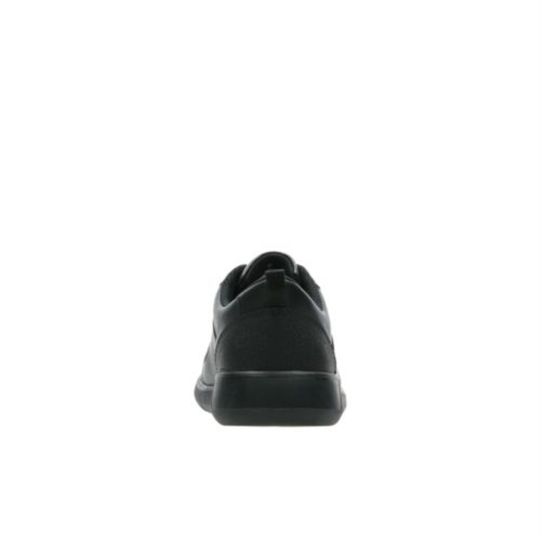 Negro Cuero Scape Street Jnr Y Fit Clarks