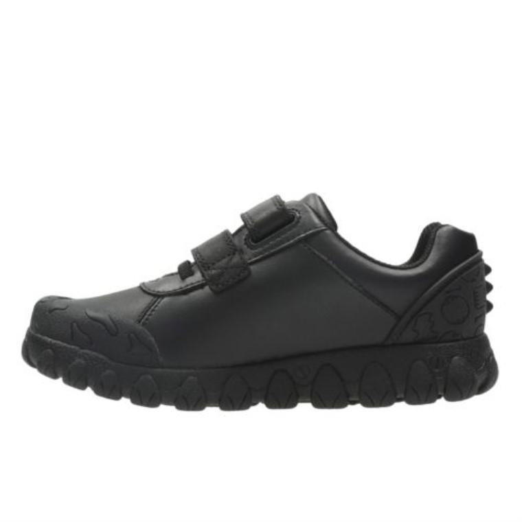 Negro Cuero Tyrex Ride Inf H Fit Clarks