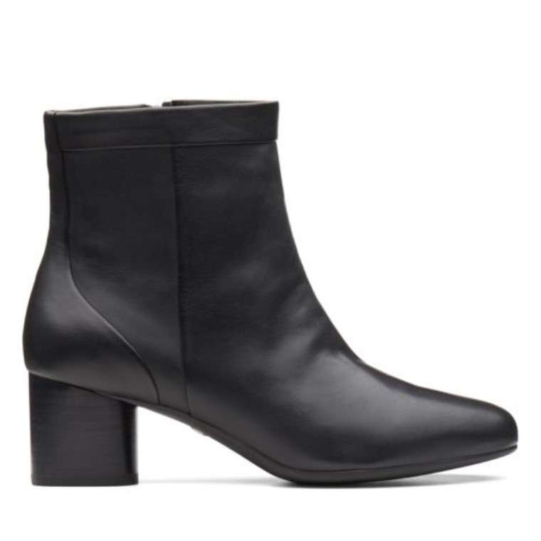 Cuero Negro Un Cosmo Up Clarks