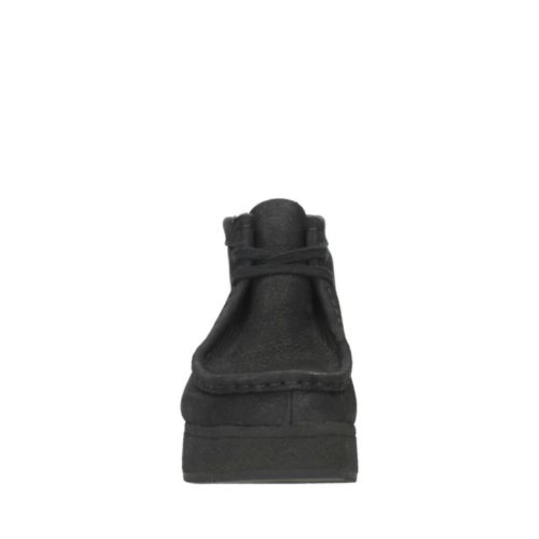 Cuña Wallabee Nubuck Negro Clarks