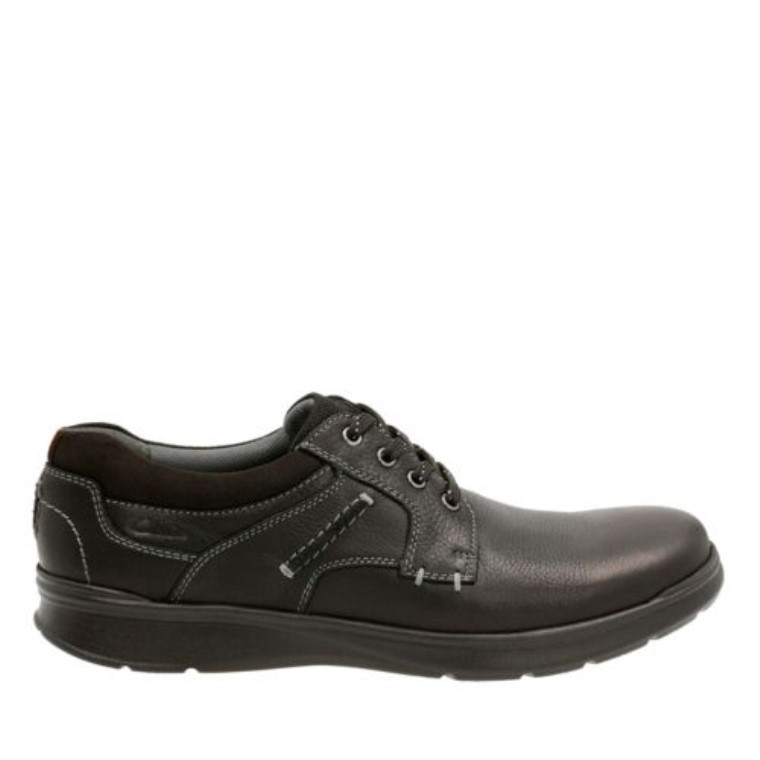 Cotrell Pla De Cuero Negro Graso - Ajuste Ancho Clarks