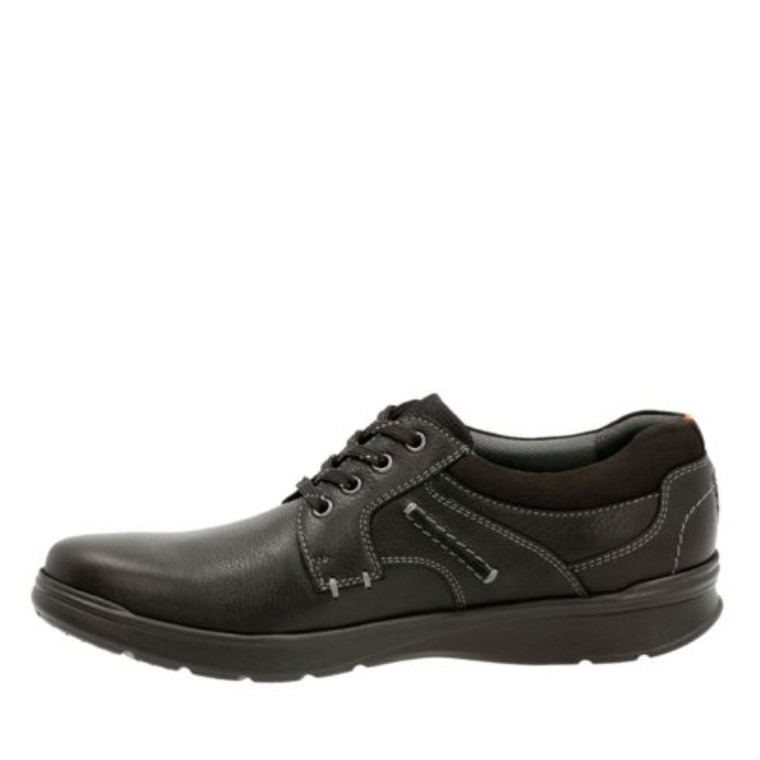 Cotrell Pla De Cuero Negro Graso - Ajuste Ancho Clarks