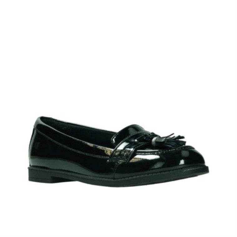 Charol Negro Clarks Preppy Edge Snr- Ajuste F