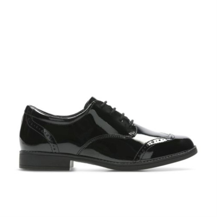 Charol Negro Clarks Sami Walk Jnr G Ajuste