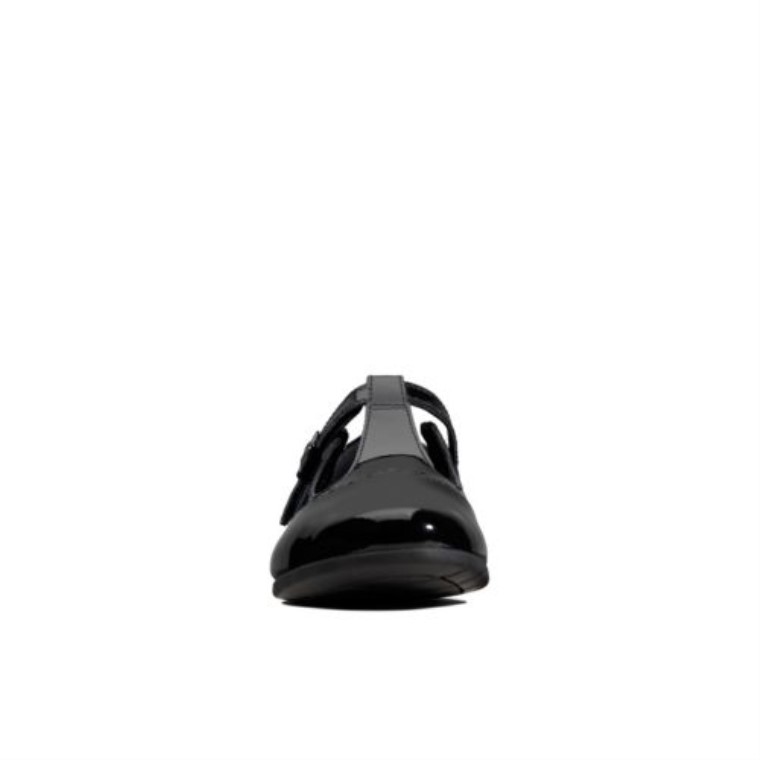 Charol Negro Clarks Scala Seek Inf H Fit