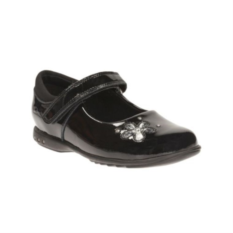 Charol Negro Clarks Trixi Candy Inf E Fit