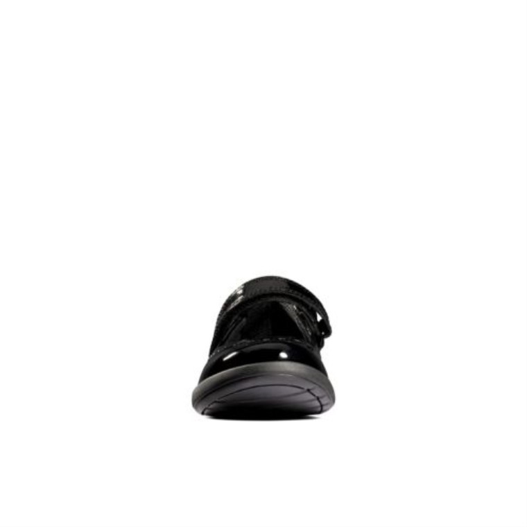 Charol Negro Etch Artesanía Fst G Ajuste Clarks