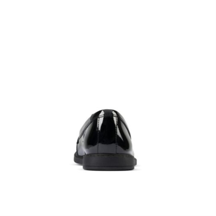 Charol Negro Scala Walk Jnr F Ajuste Clarks