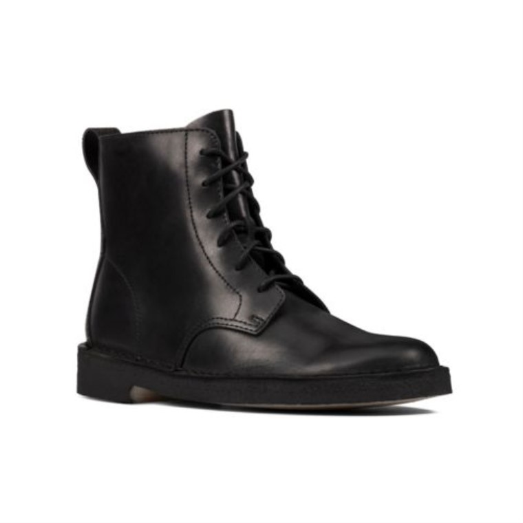 Negro Pulido Clarks Desierto Mali
