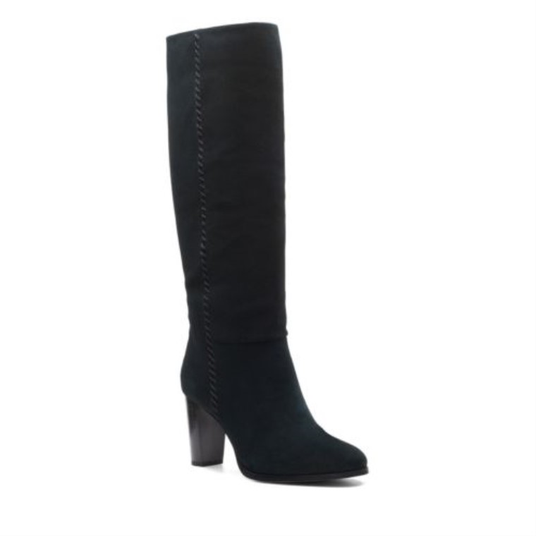 Black Suede Clarks Karamo Hi