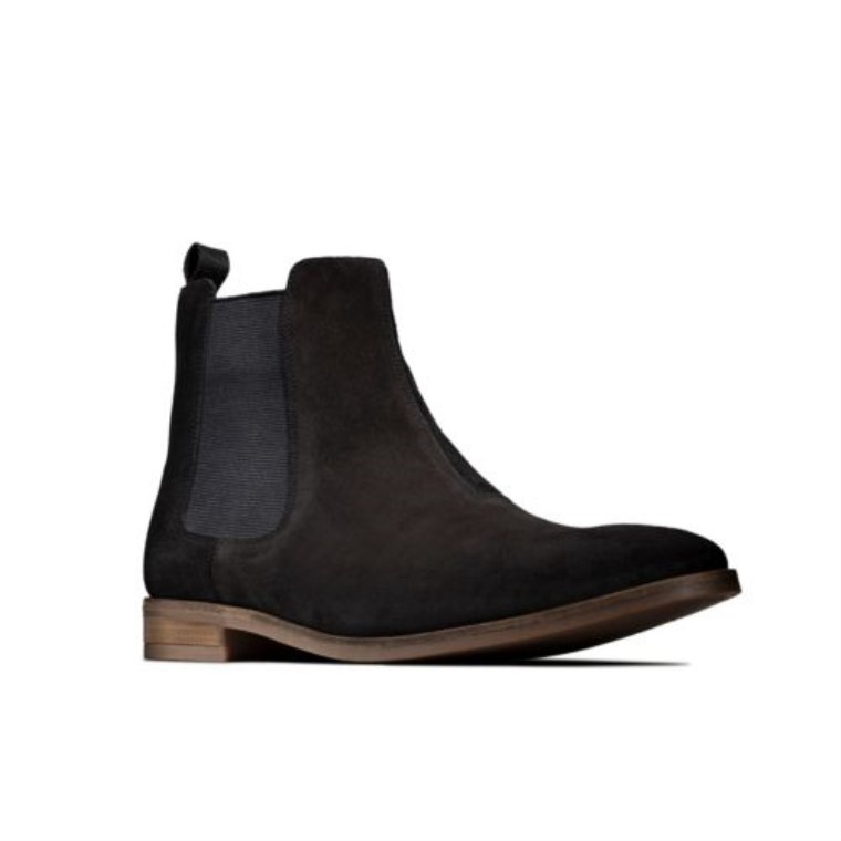 Top Clarks Stanford De Ante Negro