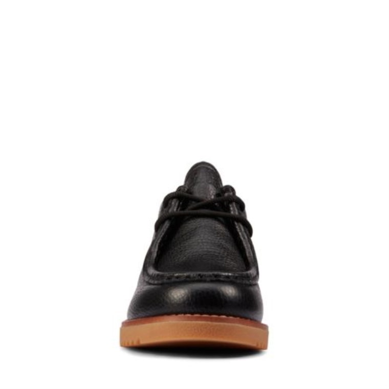 Negro Caído Clarks Eden Mid Encaje