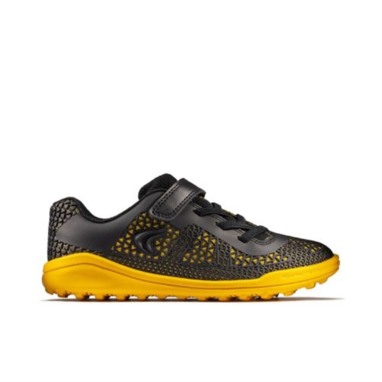 Premio Bajo Negro/amarillo Swift Jnr F Fit Clarks