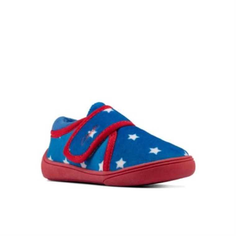 Azul Clarks Holmly Descanso Inf G Ajuste