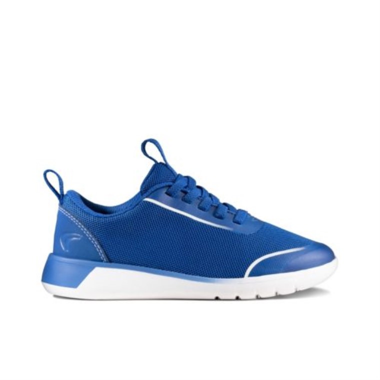 Azul Clarks Suburbio Chispa Jnr F Ajuste