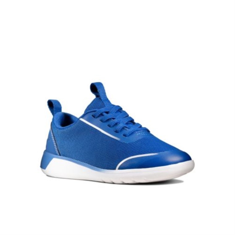 Azul Clarks Suburbio Chispa Jnr F Ajuste
