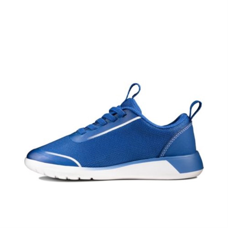 Azul Clarks Suburbio Chispa Jnr F Ajuste