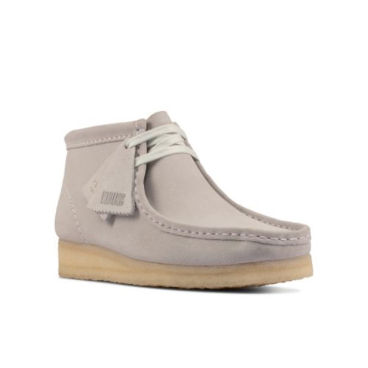 Botas Clarks Wallabee Antegris Azules