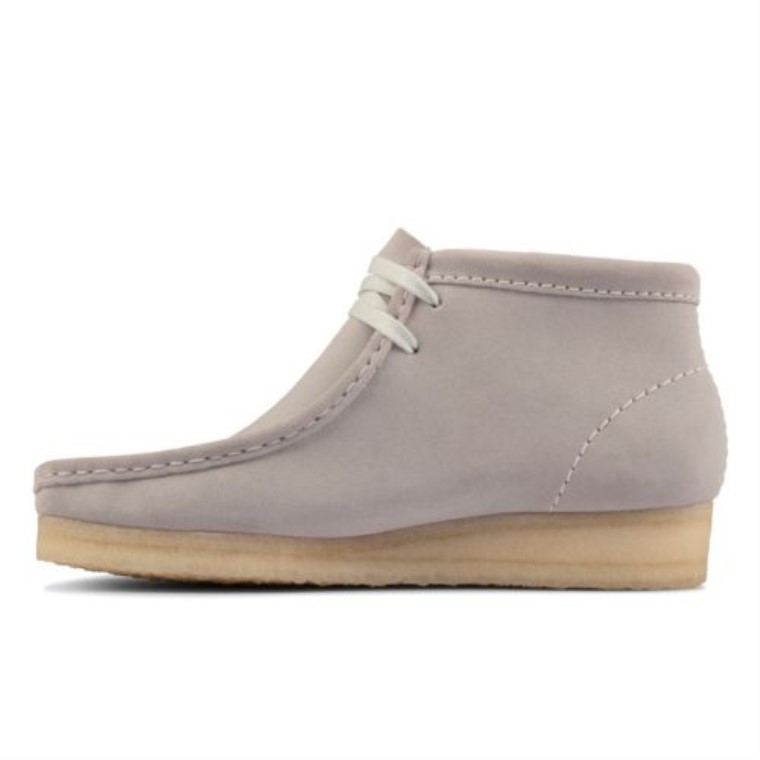 Botas Clarks Wallabee Antegris Azules
